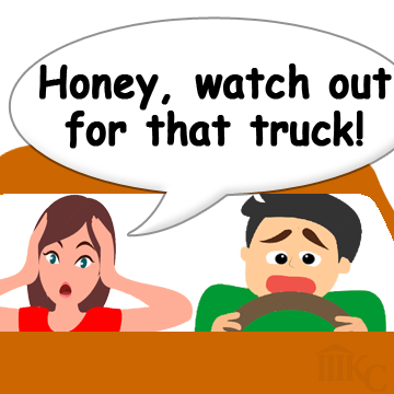 Conflict of interest between the driver and his passenger in an auto accident case